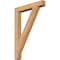 Ekena Millwork Traditional Block Smooth Bracket, Western Red Cedar, 3 1/2"W x 26"D x 38"H BKT04X26X38TRA05SWR - alternate 1